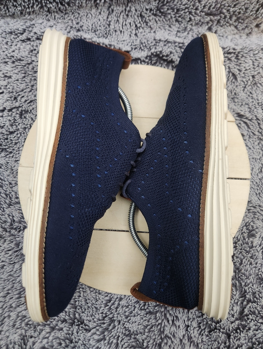Cole Haan Men's Original Grand Knit Wingtip II Oxford Shoes size 10 - Picture 6 of 9